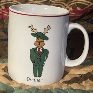 LTD “Donner” the reign deer Hot Chocolate Mug Christmas Mug
